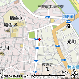 平安社長崎斎場本館周辺の地図
