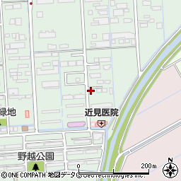 梅居産業株式会社　熊本営業所周辺の地図
