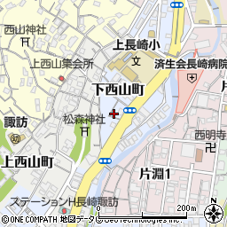 長崎県長崎市下西山町6-2周辺の地図