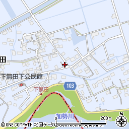 熊本県熊本市東区画図町大字下無田1646周辺の地図