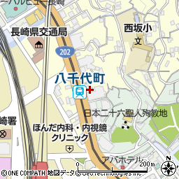 長崎県長崎市御船蔵町1-3周辺の地図