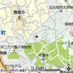 長崎県長崎市西坂町11周辺の地図