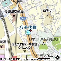 長崎県長崎市御船蔵町1-4周辺の地図