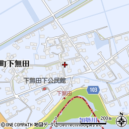 熊本県熊本市東区画図町大字下無田1639周辺の地図