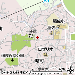 カトリック長崎大司教区　稲佐教会周辺の地図