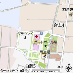 熊本市南部総合スポーツセンター体育室周辺の地図
