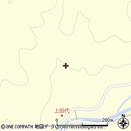 熊本県上益城郡御船町田代5375周辺の地図