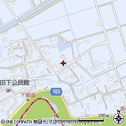 熊本県熊本市東区画図町大字下無田827周辺の地図