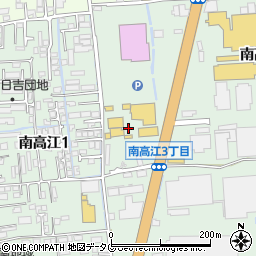 熊本スバル自動車株式会社　本店中古車部周辺の地図