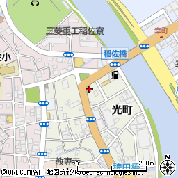リンガーハット長崎稲佐橋店周辺の地図