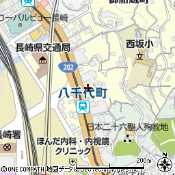 長崎県長崎市御船蔵町1-8周辺の地図