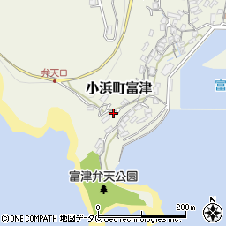 長崎県雲仙市小浜町富津2599周辺の地図