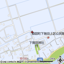 熊本県熊本市東区画図町大字下無田131周辺の地図