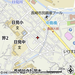 長崎県長崎市界2丁目8周辺の地図
