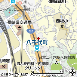 長崎県長崎市御船蔵町1-9周辺の地図