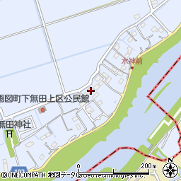 熊本県熊本市東区画図町大字下無田205周辺の地図