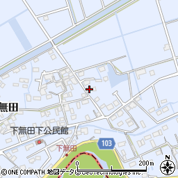 熊本県熊本市東区画図町大字下無田846周辺の地図