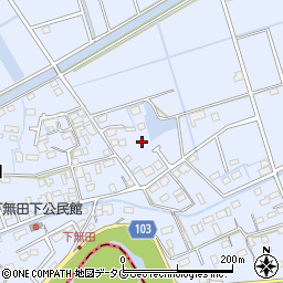 熊本県熊本市東区画図町大字下無田852周辺の地図