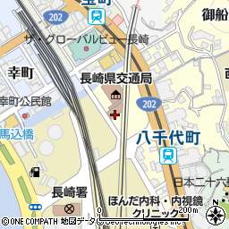 長崎県庁交通局　財務課周辺の地図