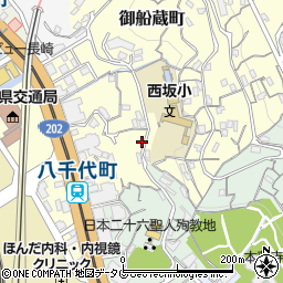 長崎県長崎市御船蔵町1-52周辺の地図