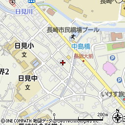 長崎県長崎市界2丁目7周辺の地図
