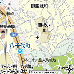長崎県長崎市御船蔵町1-51周辺の地図