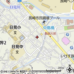 長崎県長崎市界2丁目7-17周辺の地図