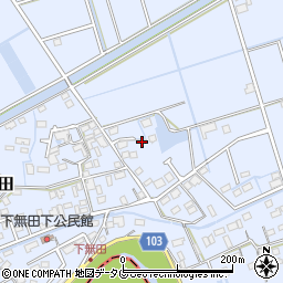 熊本県熊本市東区画図町大字下無田849周辺の地図
