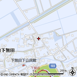 熊本県熊本市東区画図町大字下無田1631周辺の地図
