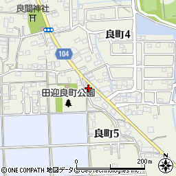村中荘周辺の地図
