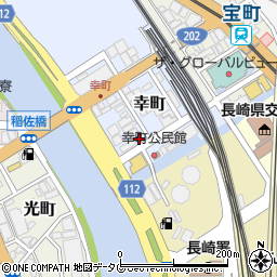 長崎県長崎市幸町4-2周辺の地図