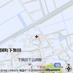熊本県熊本市東区画図町大字下無田1570周辺の地図