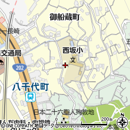 長崎県長崎市御船蔵町6-8周辺の地図