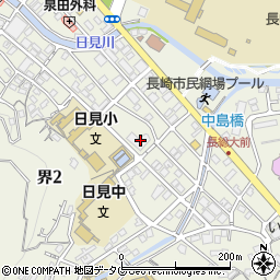 長崎県長崎市界2丁目9-17周辺の地図