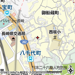 長崎県長崎市御船蔵町2-28周辺の地図