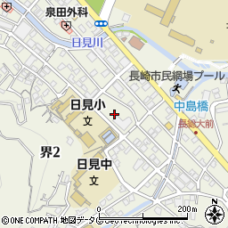 長崎県長崎市界2丁目9周辺の地図