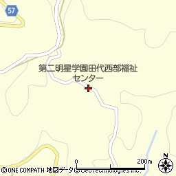 熊本県上益城郡御船町田代1842周辺の地図