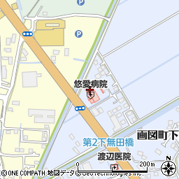 熊本県熊本市東区画図町大字下無田1139周辺の地図