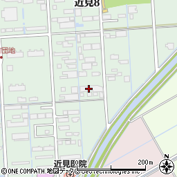 株式会社白石　熊本支店周辺の地図