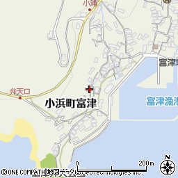 長崎県雲仙市小浜町富津2648周辺の地図