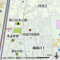 高江小岩瀬北公園周辺の地図