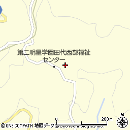 熊本県上益城郡御船町田代1884周辺の地図