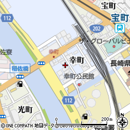 長崎県長崎市幸町4-27周辺の地図