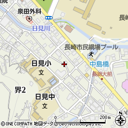 長崎県長崎市界2丁目周辺の地図