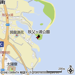 県立公園秩父が浦トイレ周辺の地図