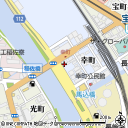 長崎県長崎市幸町4-16周辺の地図