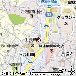 長崎県長崎市下西山町14-1周辺の地図