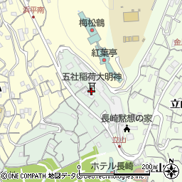 長崎県長崎市西坂町20周辺の地図