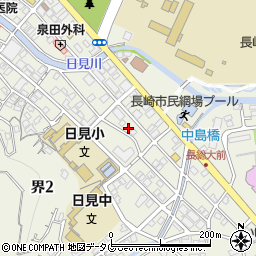 長崎県長崎市界2丁目6周辺の地図