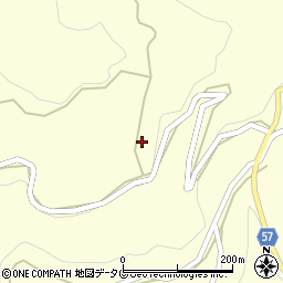 熊本県上益城郡御船町田代2765周辺の地図